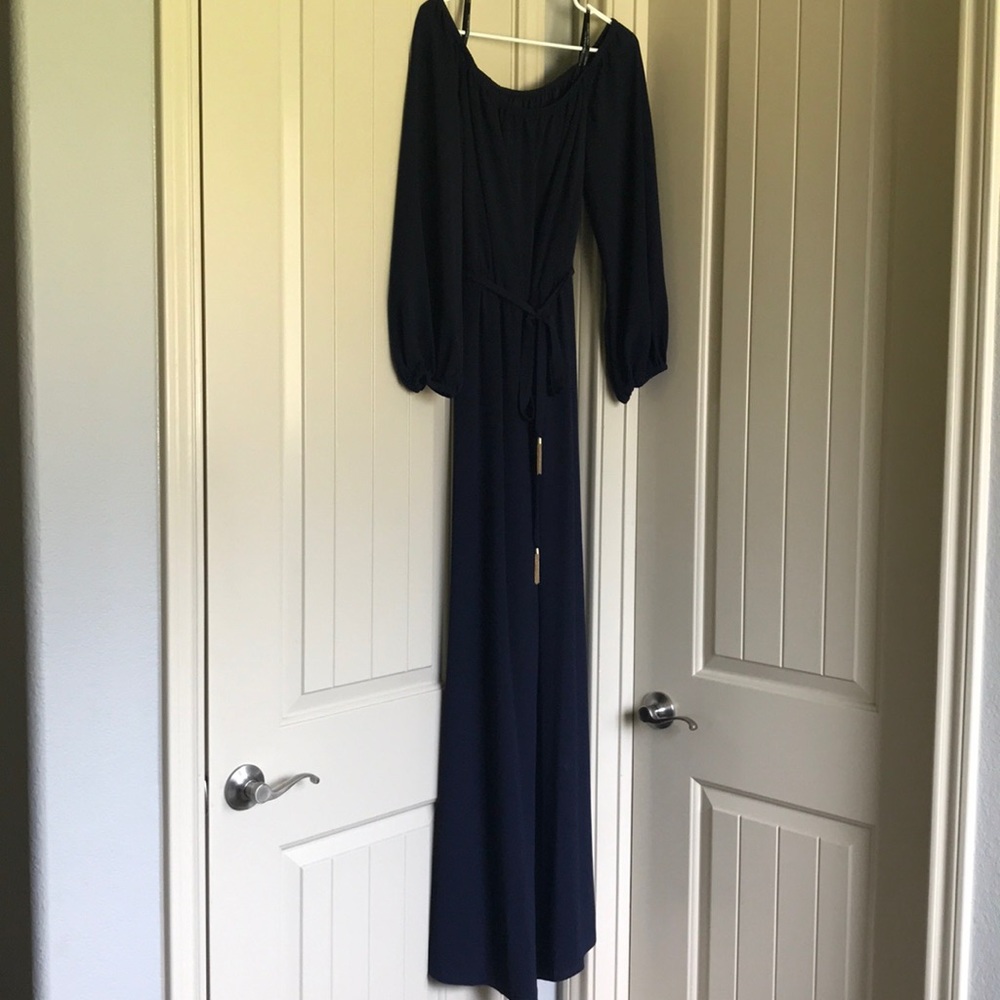 Vince Camuto Navy Blue Jumpsuit